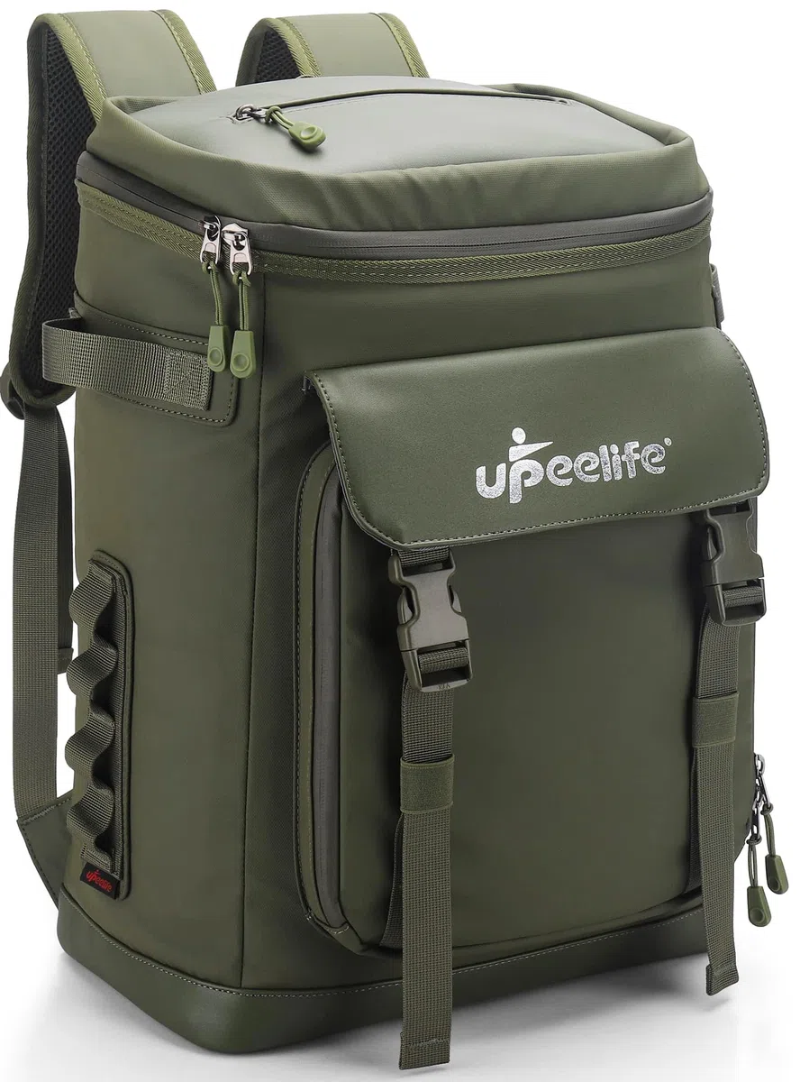 Upeelife kühlrucksack Groß 30L, Großer Wasserdichter Isolierter kühltasche Rucksack, Thermo Picknickrucksack mit kühlfach fur Herren Damen