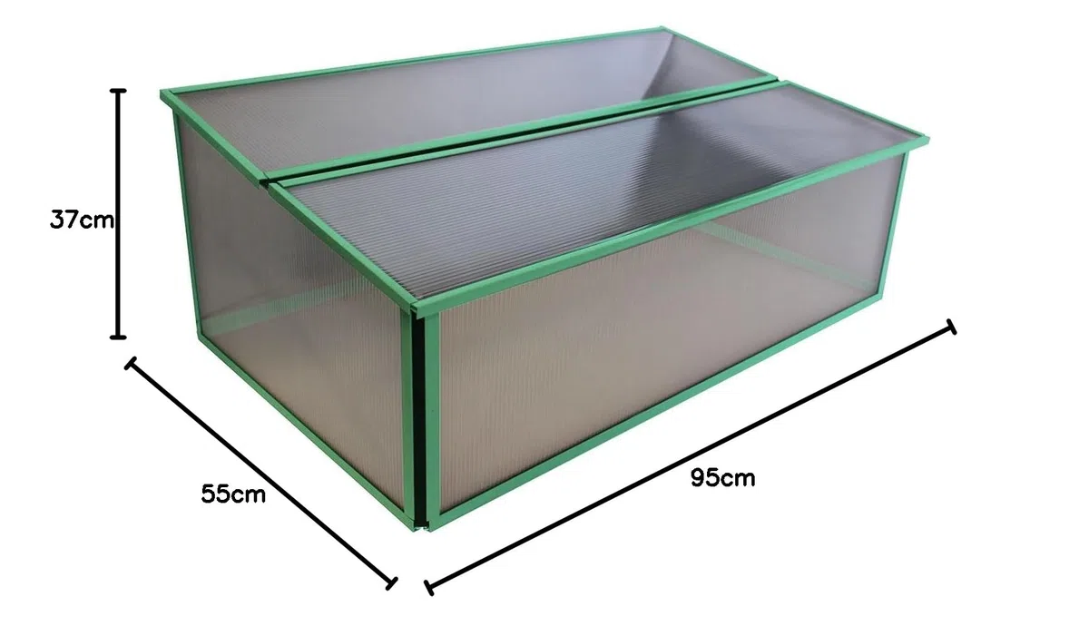 Vitavia Frühbeet Levana 1", mit Klappdach, hellgrün