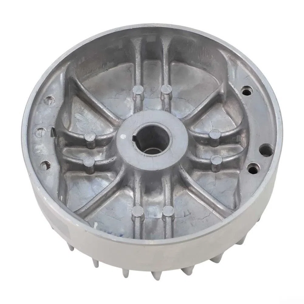 Aluminium Schwungrad 212cc für Predator & für HEMI Motoren, kompatibel mit für COLEMAN CT200U BT200X für MINI Bike, inkl. Ventilfedern und Hauptdüsen-Set für Go-Kart Rasenmäher Reparatur