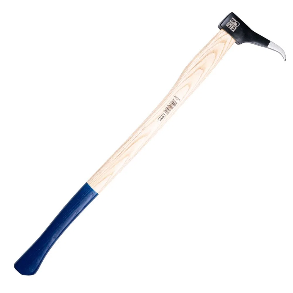 Germania Sappie Set 2 Stück - 40 und 80 cm Stiel aus Eschenholz - 550g Kopfgewicht - Forstwerkzeug Fällheber Holzheber Wendehaken