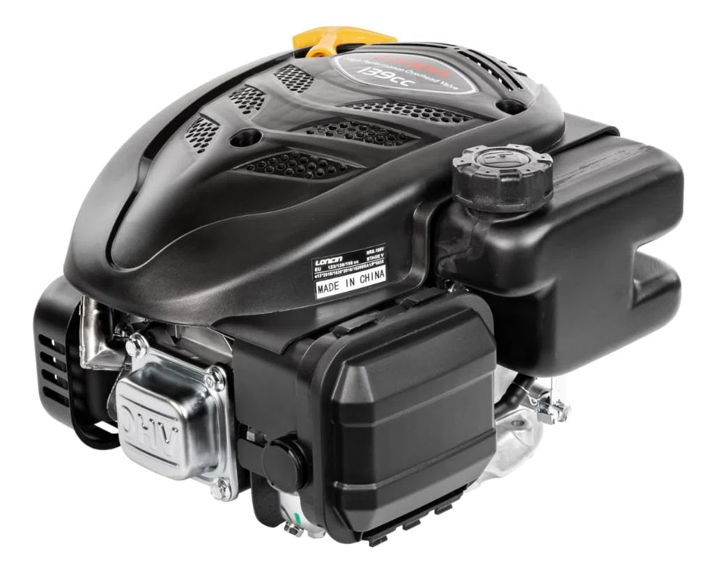 Loncin LC1P65FE-C Benzinmotor 3,3 PS 139cc 4-Takt OHV Vertikalwelle 22,2x80 mm Automatik-Choke Rasenmähermotor