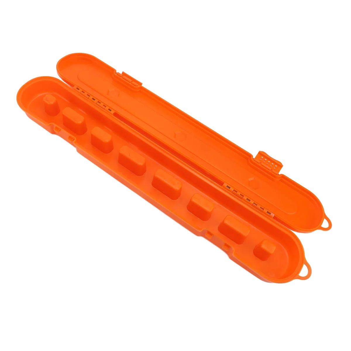 Kettensägenkettengehäuse für Kettensägenketten Unter 20 Zoll Kettensägen -Kettenspeicher Hülle Tragbarer Kettensägenhalterkettenorganisator (ORANGE)