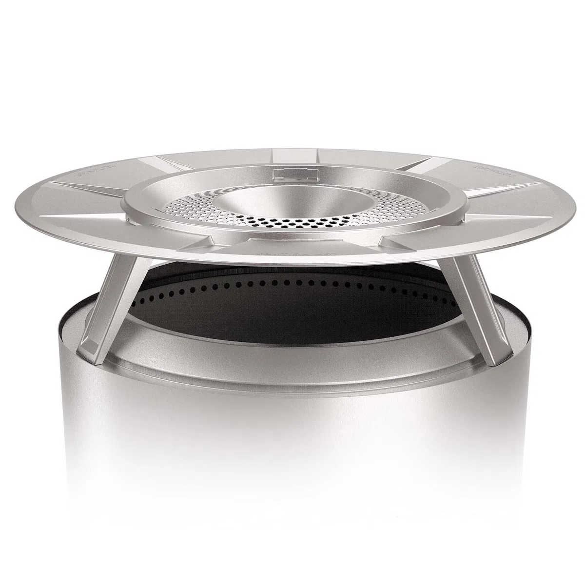 Solo Stove Yukon Wärmeverteiler für Feuerschale, Edelstahl, 28 x 76 cm, 4,5 kg