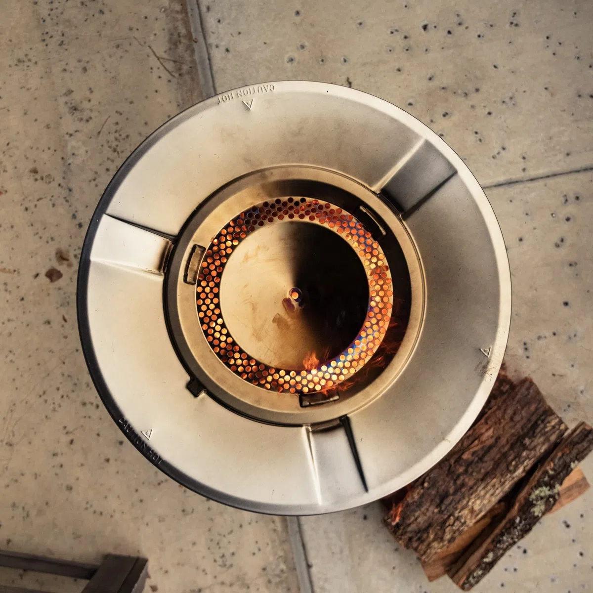 Solo Stove Yukon Wärmeverteiler für Feuerschale, Edelstahl, 28 x 76 cm, 4,5 kg