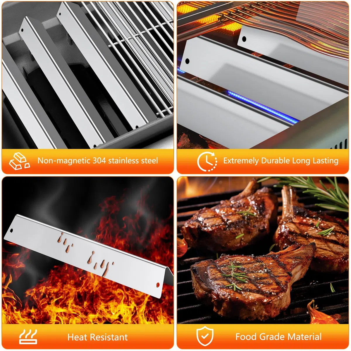7621 Flavorizer Bars für Weber Genesis E310, E320, E330