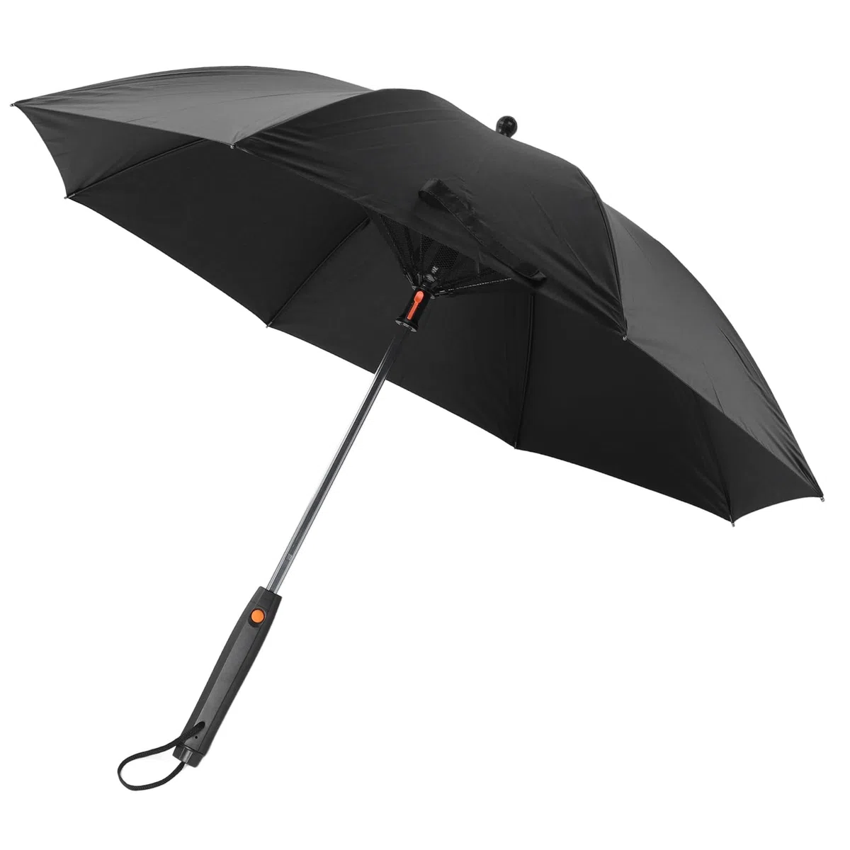 Sonnenschirm mit Eingebautem Ventilator und Sprühnebel, UPF 50+ UV-blockierender Regenschirm, für Sommer, Kühlung, Strand, Beschlagen von Umberlla, Batteriebetrieben