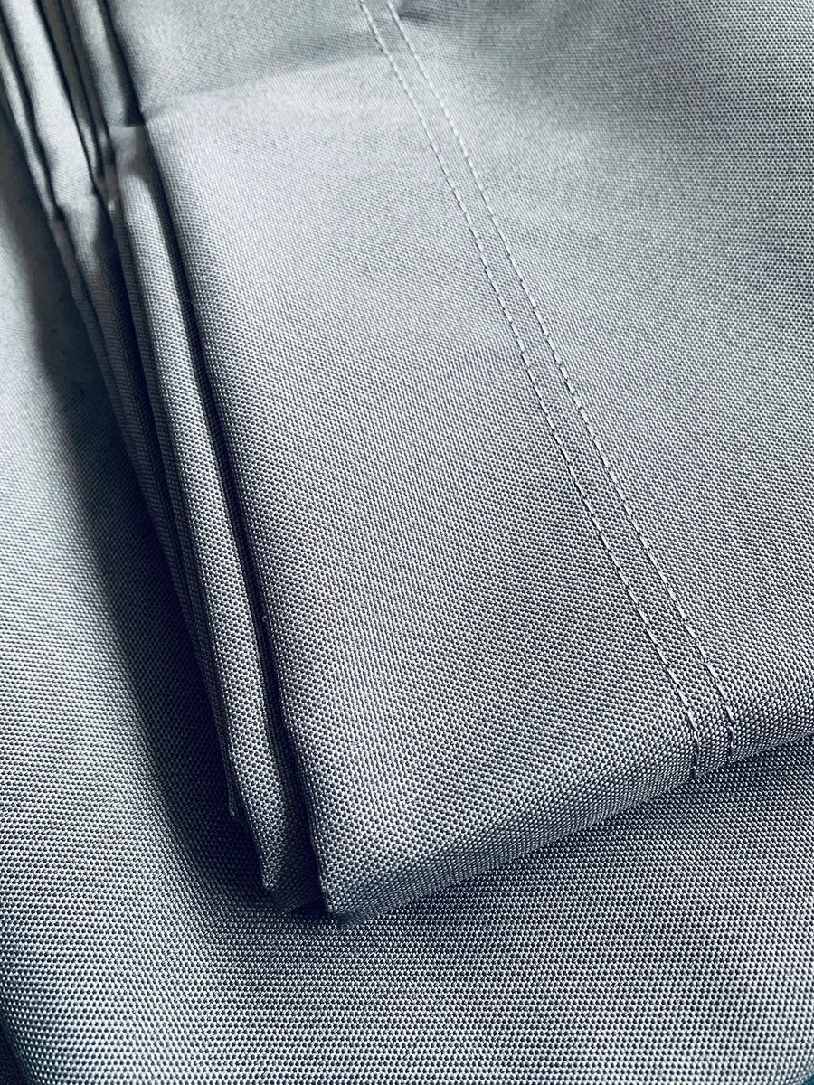 Ersatz-Schaukelsitzbezug für Hollywoodschaukel, Sitzbezug für Gartenstuhl, für den Außenbereich, 148 x 52 x 52 cm, Grau
