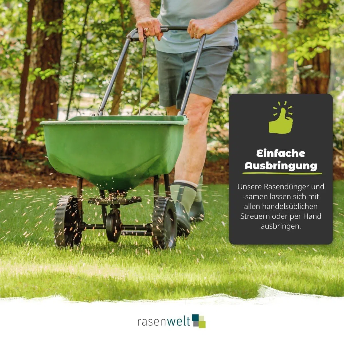 ARENA Rasen Sommerdünger Pacemaker II 20kg I Langzeit Rasendünger im Sommer I 10 Wochen Langzeitwirkung I 24+6+12(+3+1)