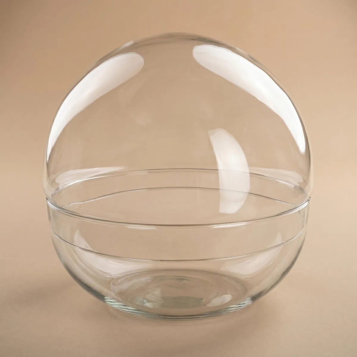 urbanjngl - Terrarium Fles 'Dome XL' - Zweiteiliges Bolglas, Geschlossen, Ø 28 cm, Höhe 28 cm - Ideal für Pflanzen und Dekoration im Innenbereich