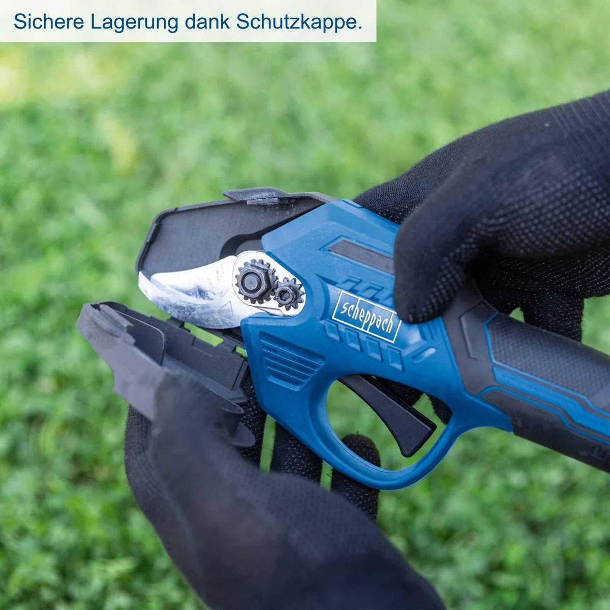 Scheppach Akku Astschere BC-PRS28-X | Schnittdurchmesser 15 & 28mm | Amboss Stahlklingen, Softgrip & Handschutz | Brushless Strauchschere | 20V-IXES-Serie | 10 Jahre Garantie | Ohne Akku & Ladegerät