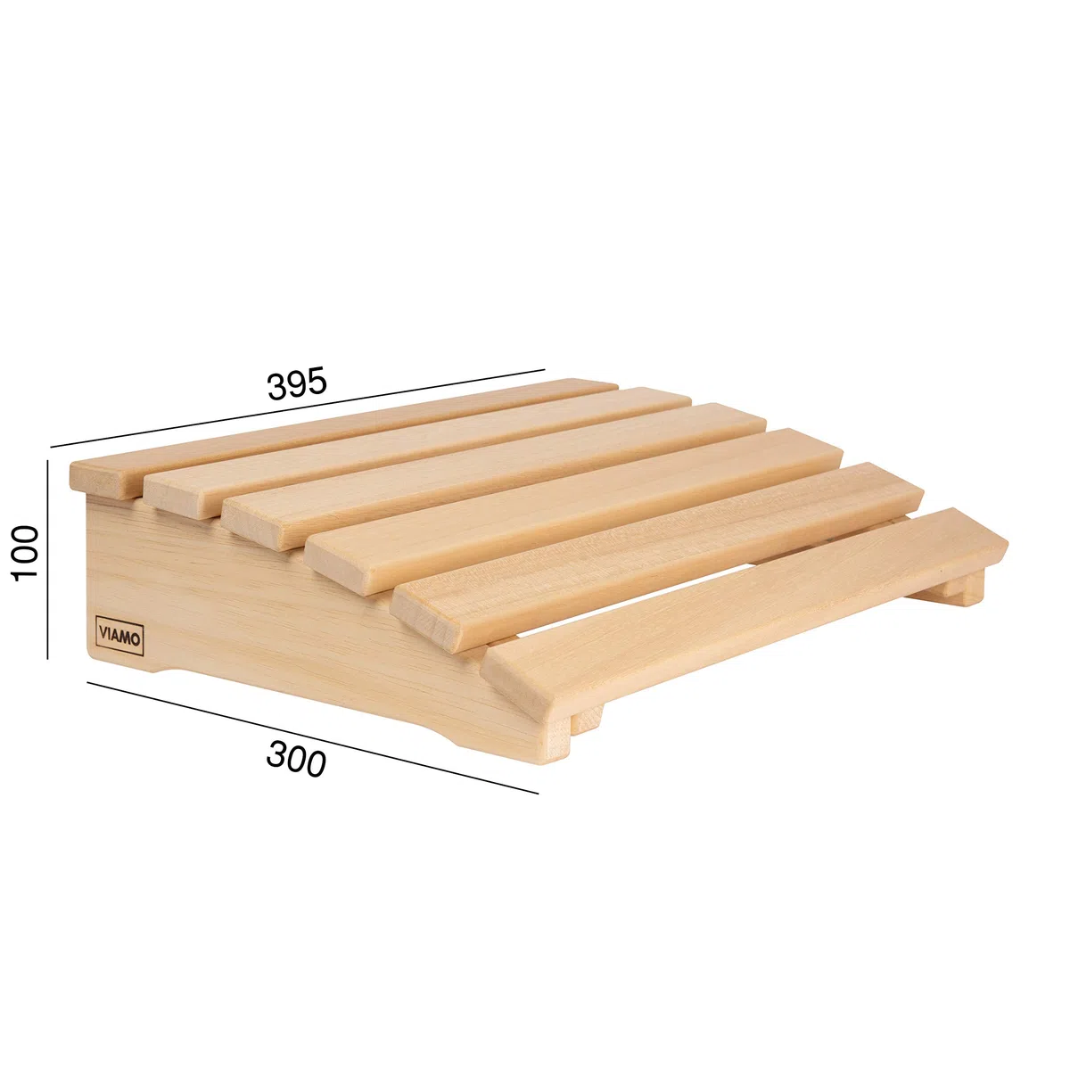 Sauna Kopfstütze Kopfteil Rückenlehne gebogen aus Abachiholz Set 2 Stück 39,5 cm x 30 cm