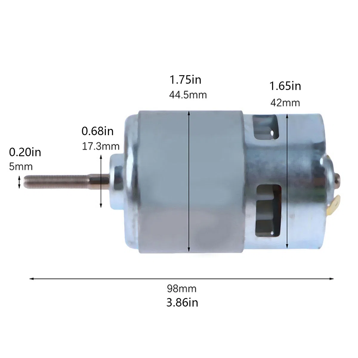 Robuster Metall Rotationsmotor 21 V Akku Rasentrimmer 7500 U/min 600 W Gartengerät Rasenmäher Ersatzrotor