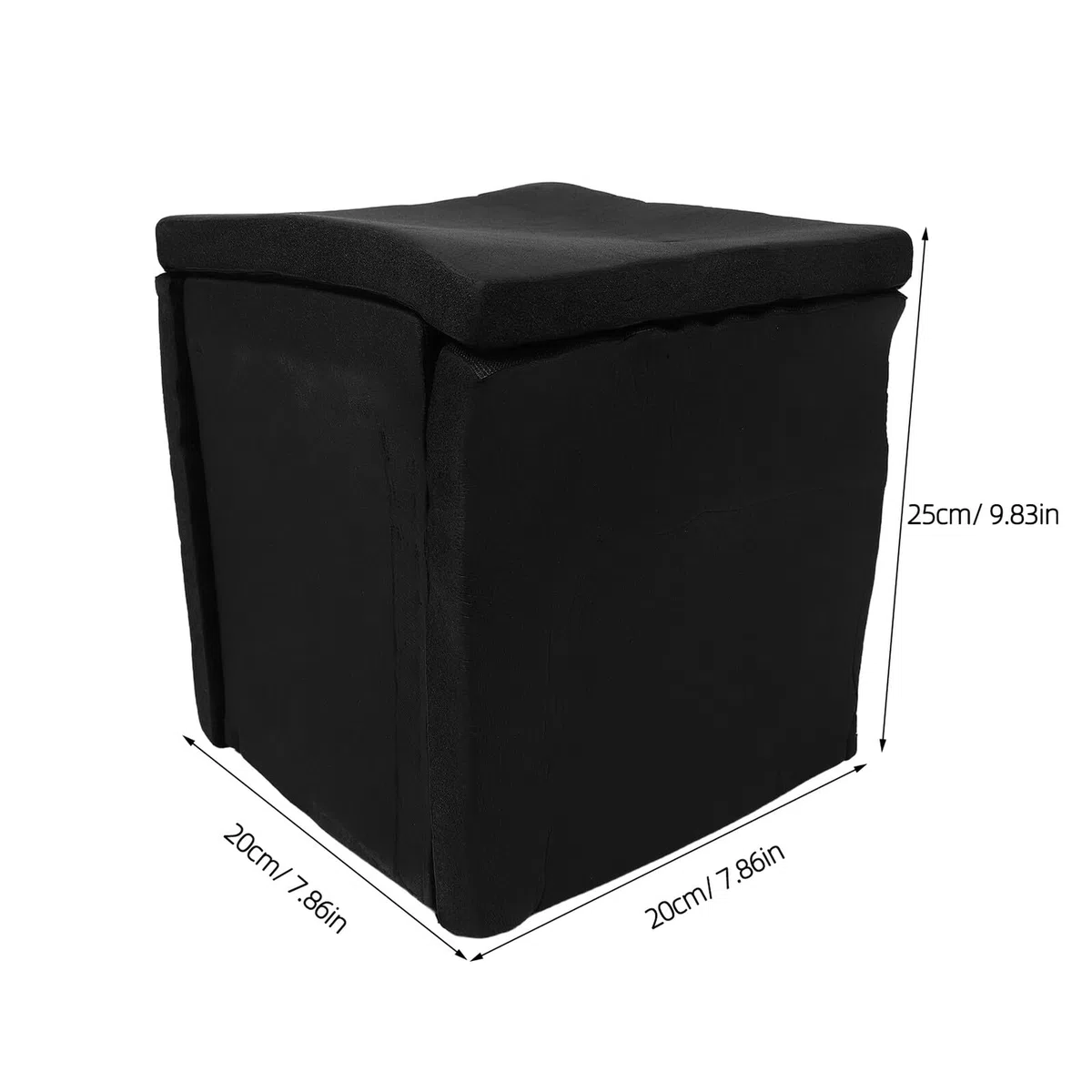 Schalldichte Kasten für Luftpumpen und Generatoren Tragbare Schallschutzbox 25X25X20Cm aus Schwamm mit Lärmschutz für Pool und Druckerhöhungspumpen Privat und Industriell