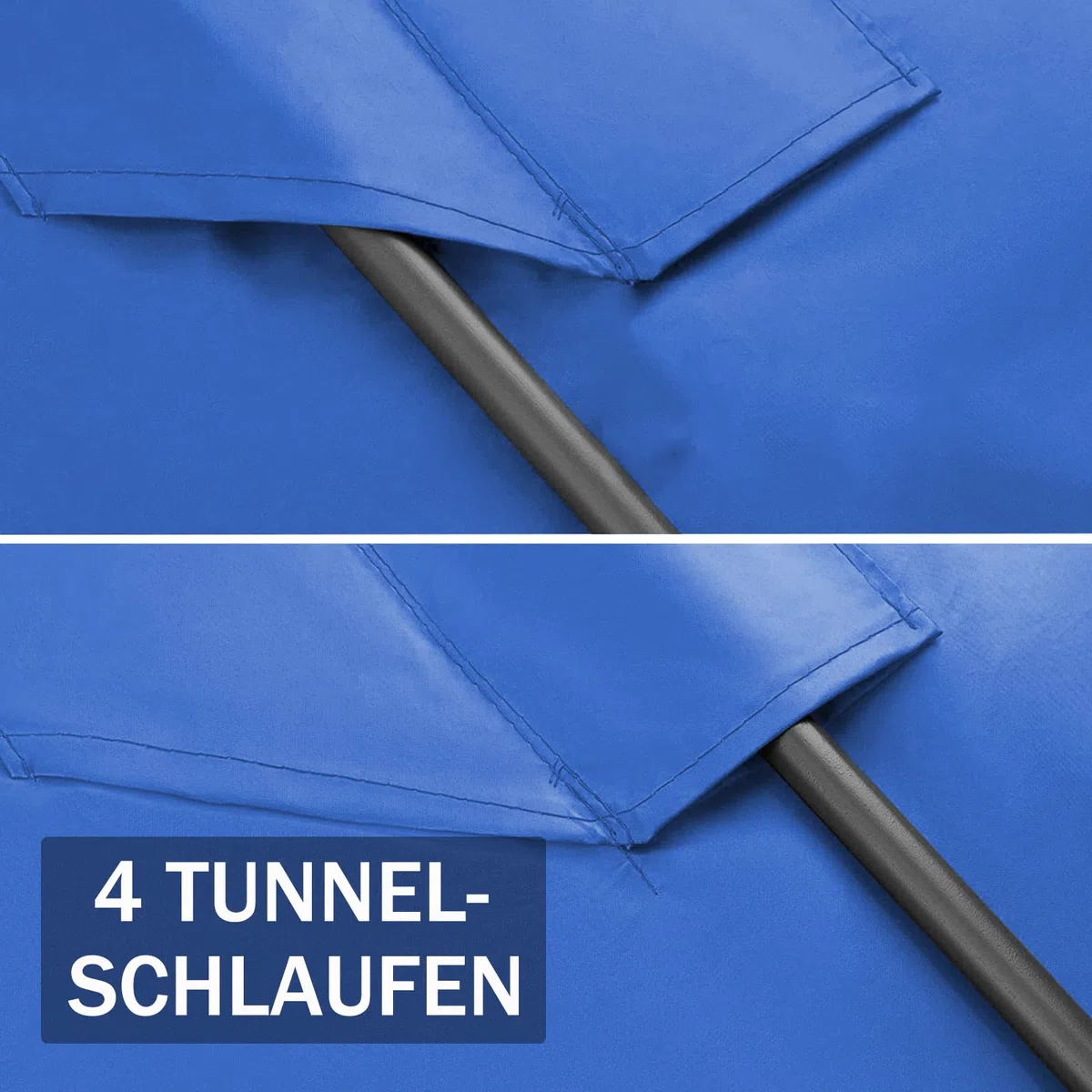 Hollywoodschaukel Dachbezug 210x145, Ersatzdach Hollywoodschaukel Dach Wasserdicht, Sonnendach für Hollywoodschaukel (Blau)