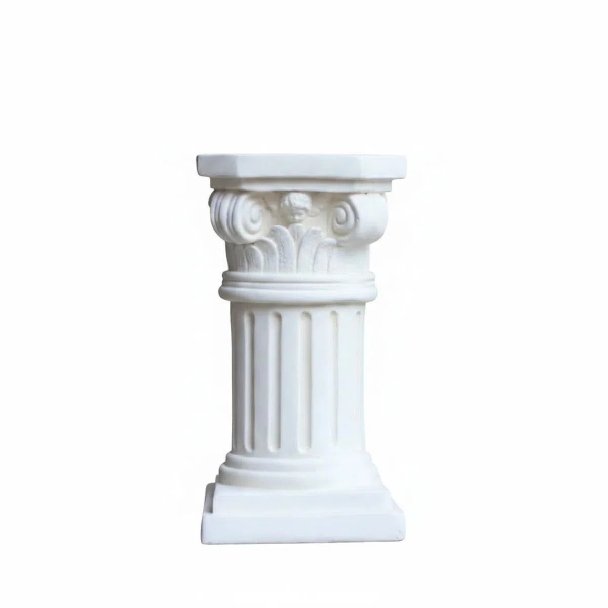 predolo Römische Säule vielseitig einsetzbar Blumensäule im europäischen Stil wetterfest Dekosäule für Balkon, Terrasse, Außenbereich, 45,5CM