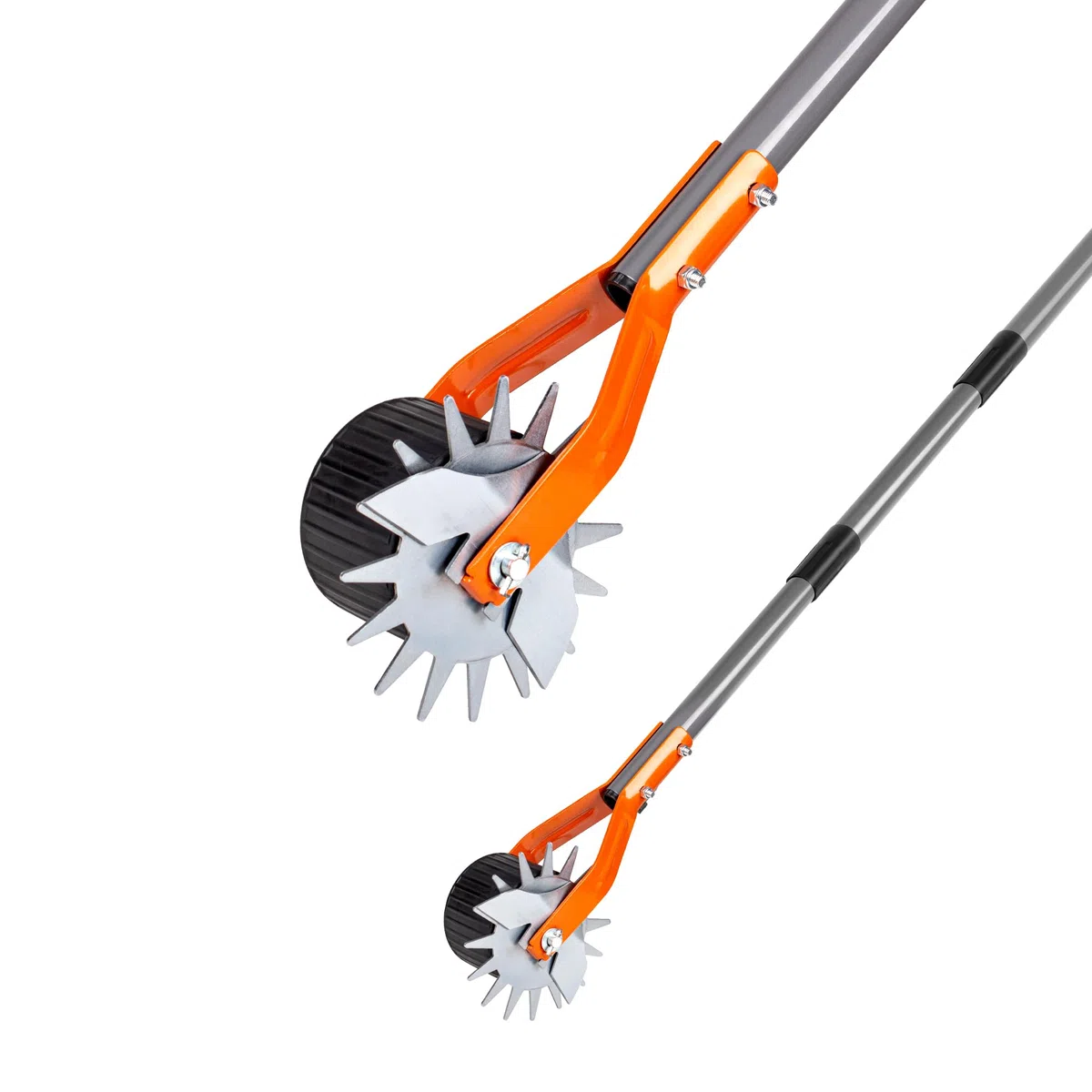 Walensee Rad-Rotationskantenstecher, 177 cm Hand-Rasenkantenstecher mit verstellbarem Edelstahlgriff, Gras- und Unkrautkantenstecher mit gepolstertem Griff für Garten, Gehwege und Einfahrten