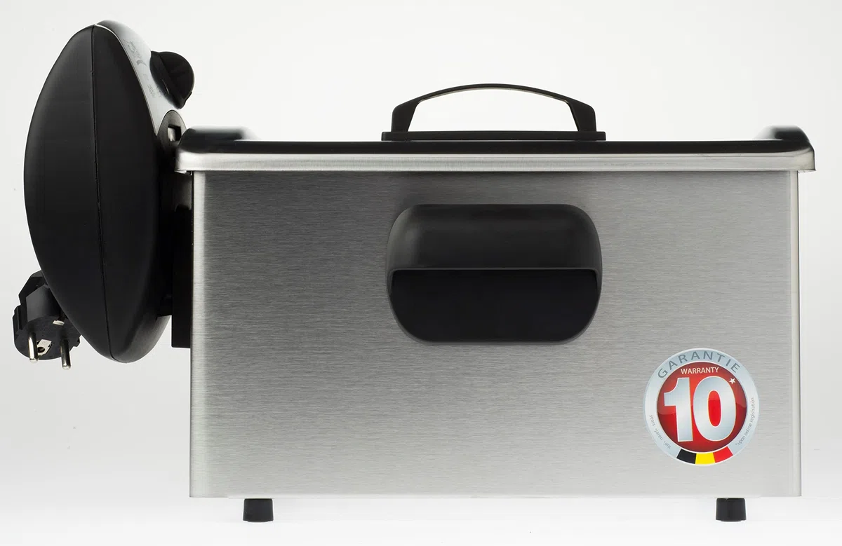 FRITEL Fritteuse FR 1355 3 l 2200 W Edelstahl Staubschutzdeckel