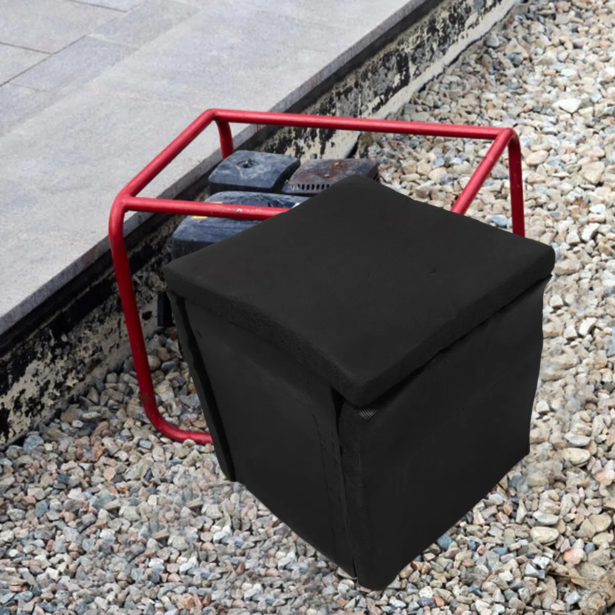 Schalldichte Kasten für Luftpumpen und Generatoren Tragbare Schallschutzbox 25X25X20Cm aus Schwamm mit Lärmschutz für Pool und Druckerhöhungspumpen Privat und Industriell