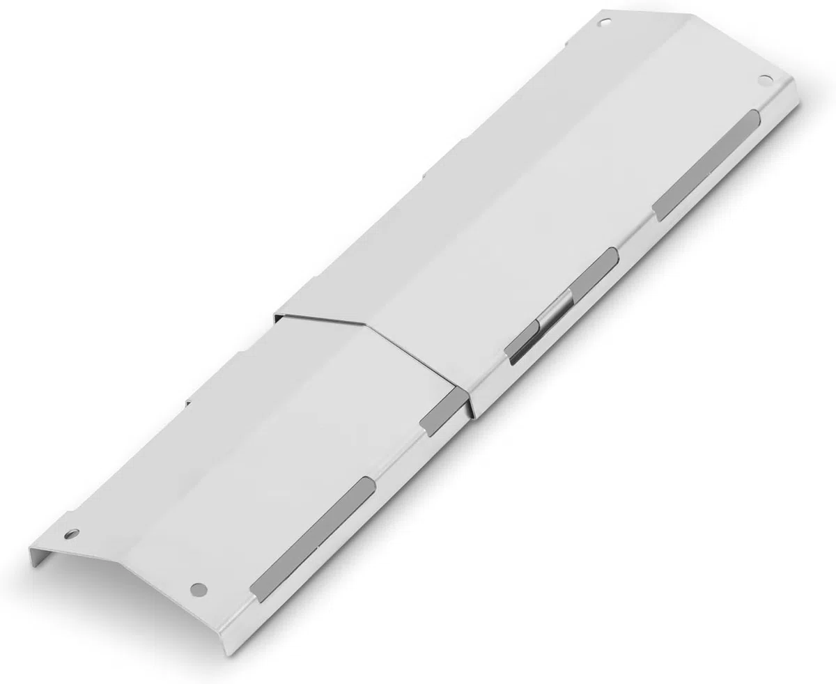gardivo Aromaschienen verstellbar Edelstahl Premium Universal gasgrill Brennerabdeckung einstellbar Flavorizer Bars zubehör hitzeschild Brennerabdeckung Flammenblech Flammenverteiler (4)