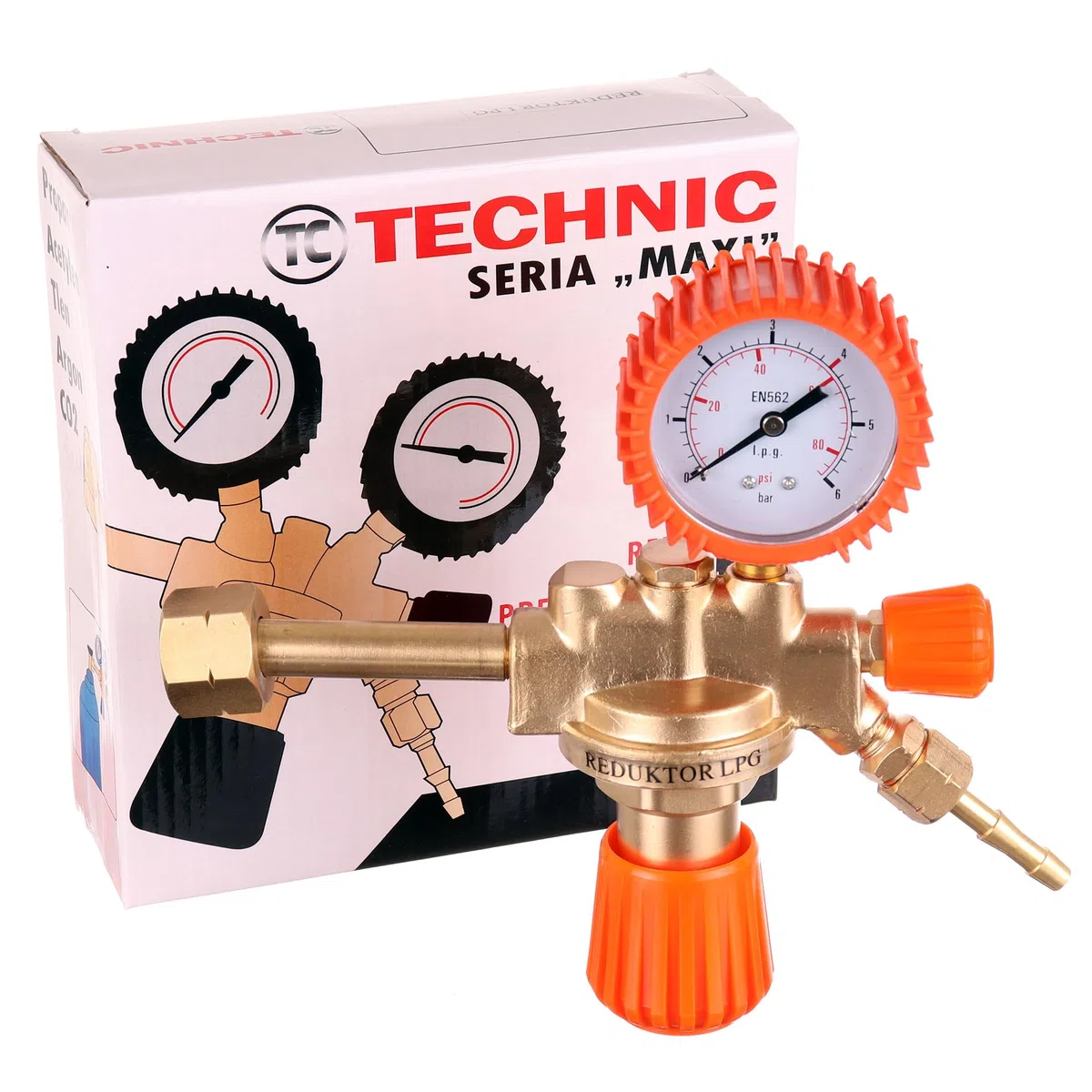 TC TECHNIC Reduzierer Propan Butan LPG Druckminderer Druckregler