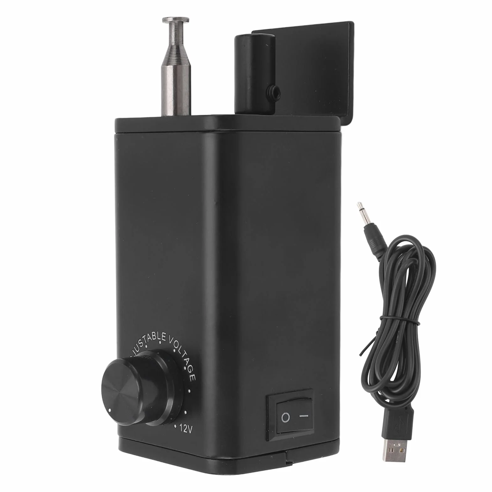 Rotisserie -Motor, Rotisserie Grill Kit Motor mit USB -Kabel -Verstellkabel -Geschwindigkeit Hochtorsion BBQ Grill für Camping Küche 5V -12V