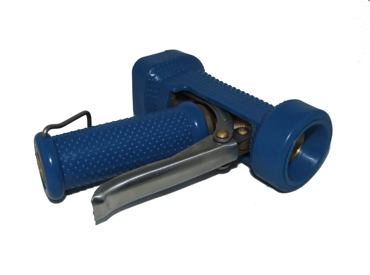 Heavy Duty jaymac Wasser Wash Down Gun, 1/5,1 cm BSP Einlass – Blau Rubber Cover, 'Dinga' Stil