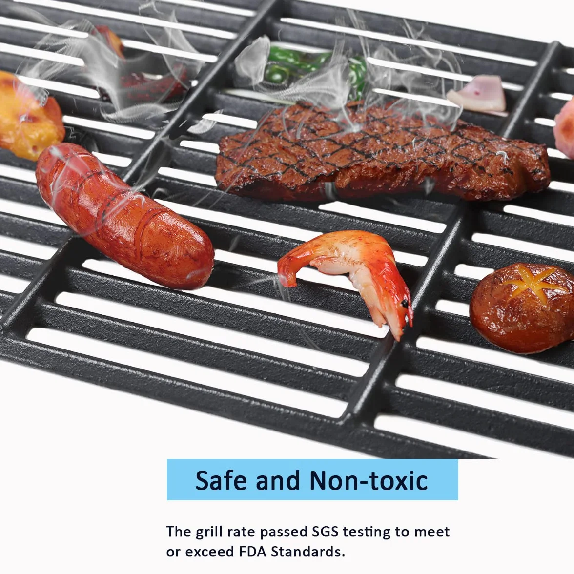 Weber Spirit E310 Gusseisen Grillrost 44,5cm Ersatzteile für Weber I & II 300 Gasgrills