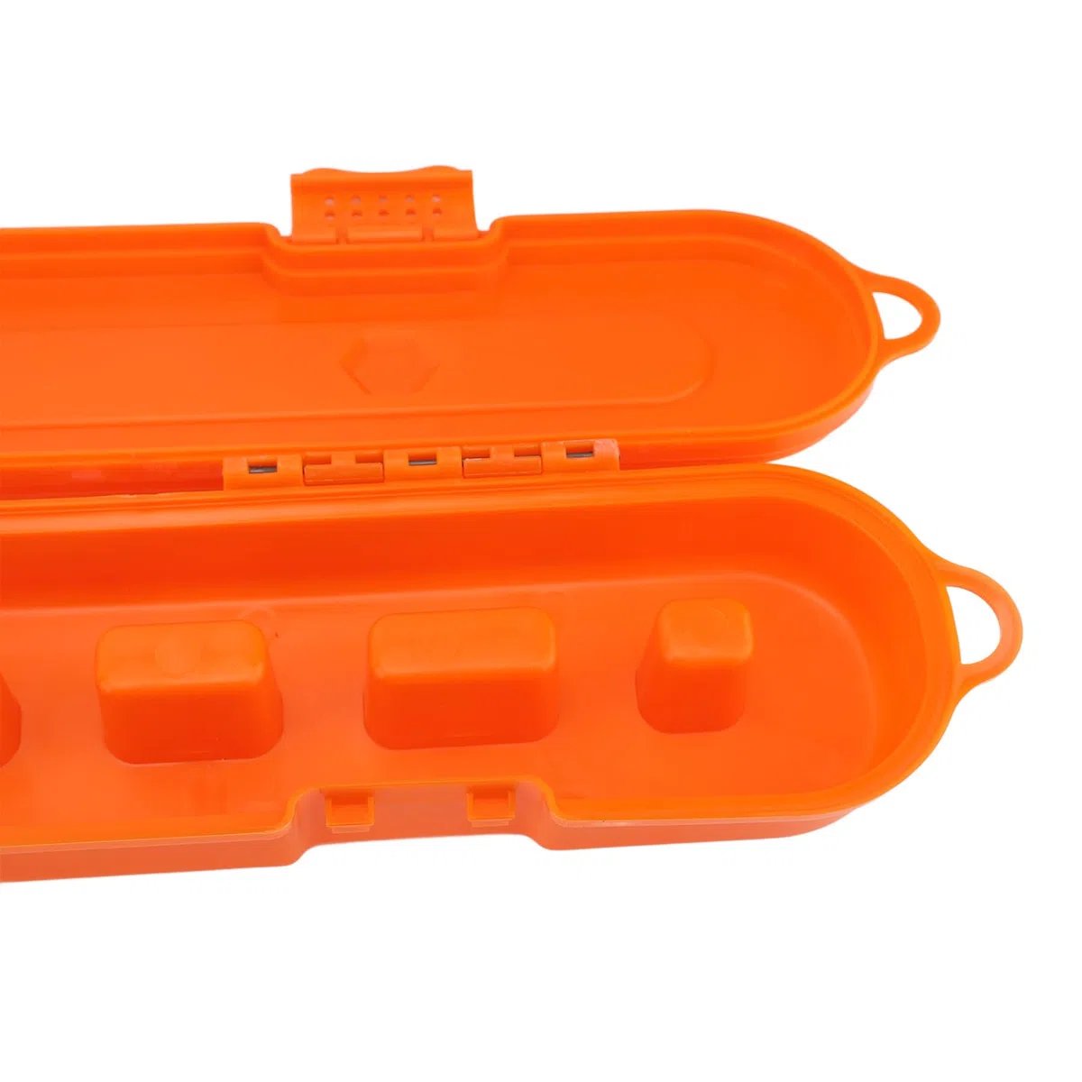 Kettensägenkettengehäuse für Kettensägenketten Unter 20 Zoll Kettensägen -Kettenspeicher Hülle Tragbarer Kettensägenhalterkettenorganisator (ORANGE)