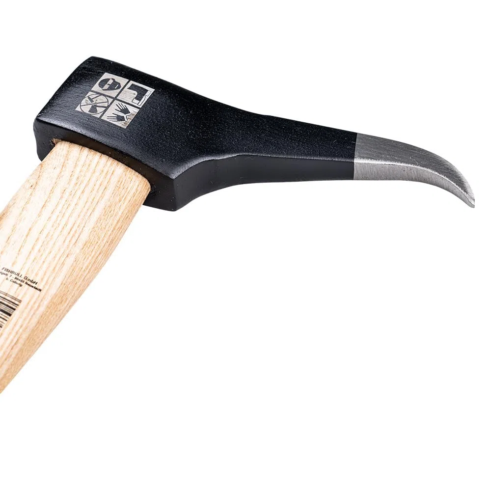 Germania Sappie Set 2 Stück - 40 und 80 cm Stiel aus Eschenholz - 550g Kopfgewicht - Forstwerkzeug Fällheber Holzheber Wendehaken