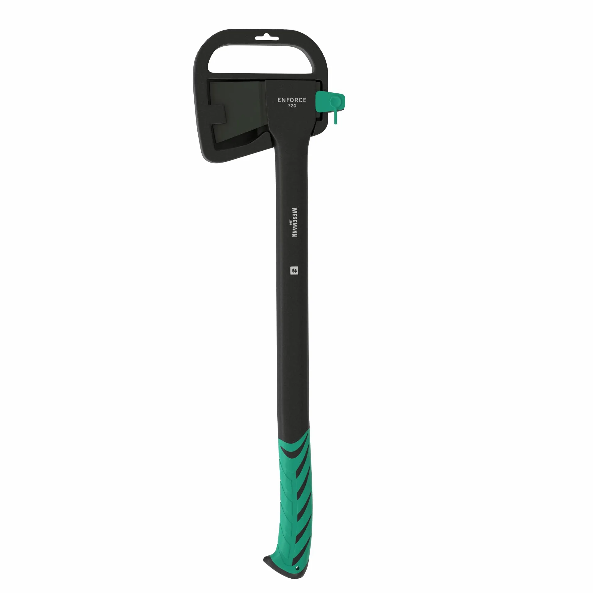 Spaltaxt von WIESEMANN 1893 I Universalaxt, 1610 g, 72cm mit 2K Fiberglass Griff I Aus der Enforce Serie I Mit Antivibrationsgriff und Klingenschutz I 81376