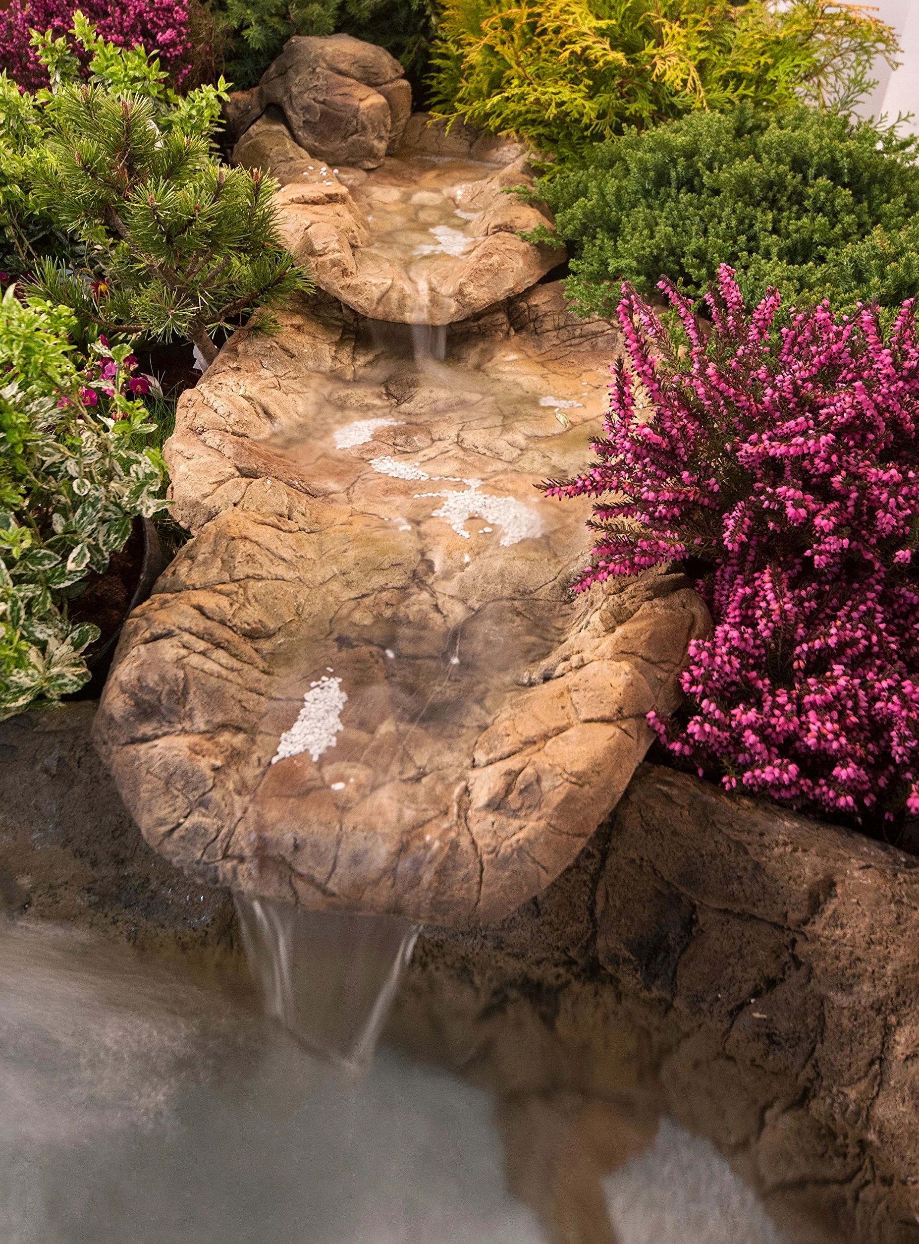 Bachlauf Wasserfall Gartenteich Bachlaufschalen Set 135 x 50cm Gr. S
