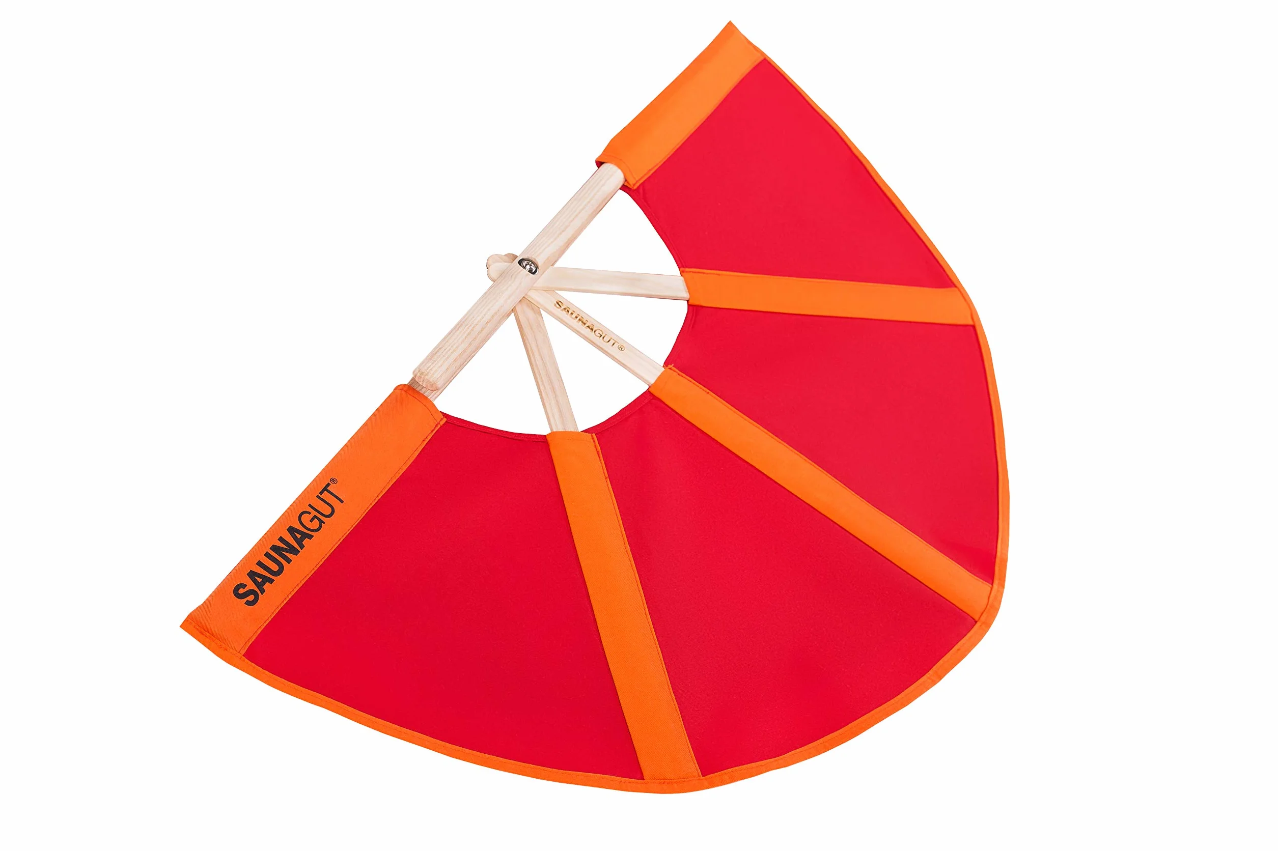 Aufgussfächer MINI KLEIN Orange-rot