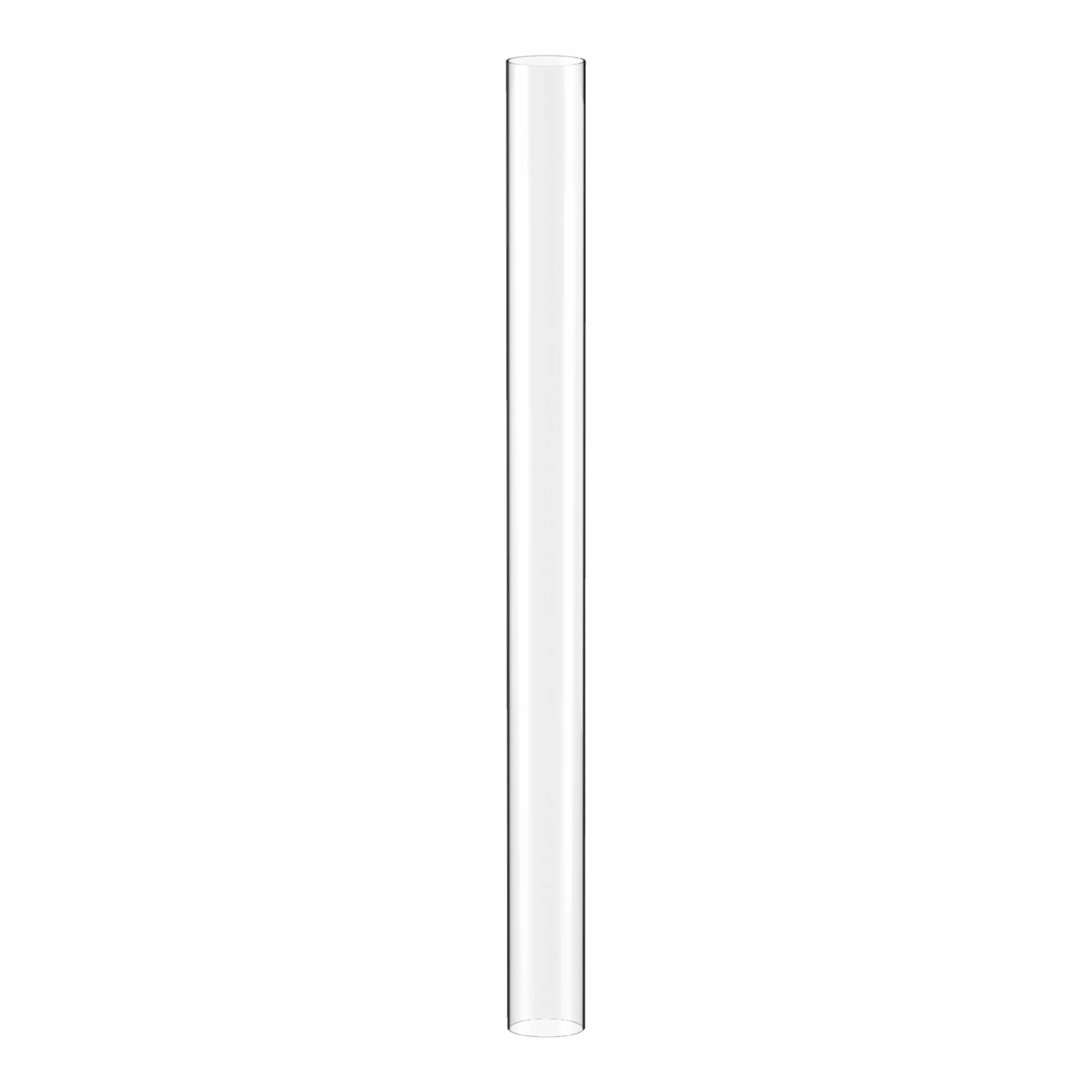 GARDENFLARE Glasrohr Ersatzteil für Feuersäule Pelletfackel - feuerfeste Glasröhre 100 cm