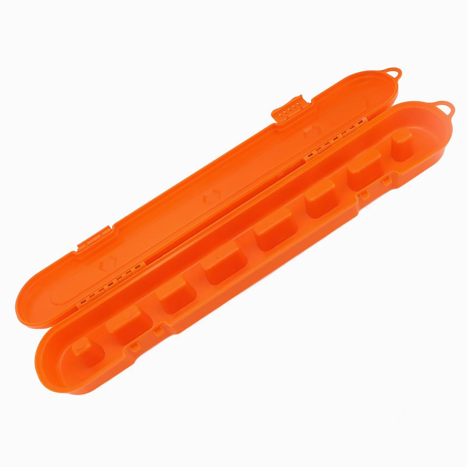 Kettensägenkettengehäuse für Kettensägenketten Unter 20 Zoll Kettensägen -Kettenspeicher Hülle Tragbarer Kettensägenhalterkettenorganisator (ORANGE)