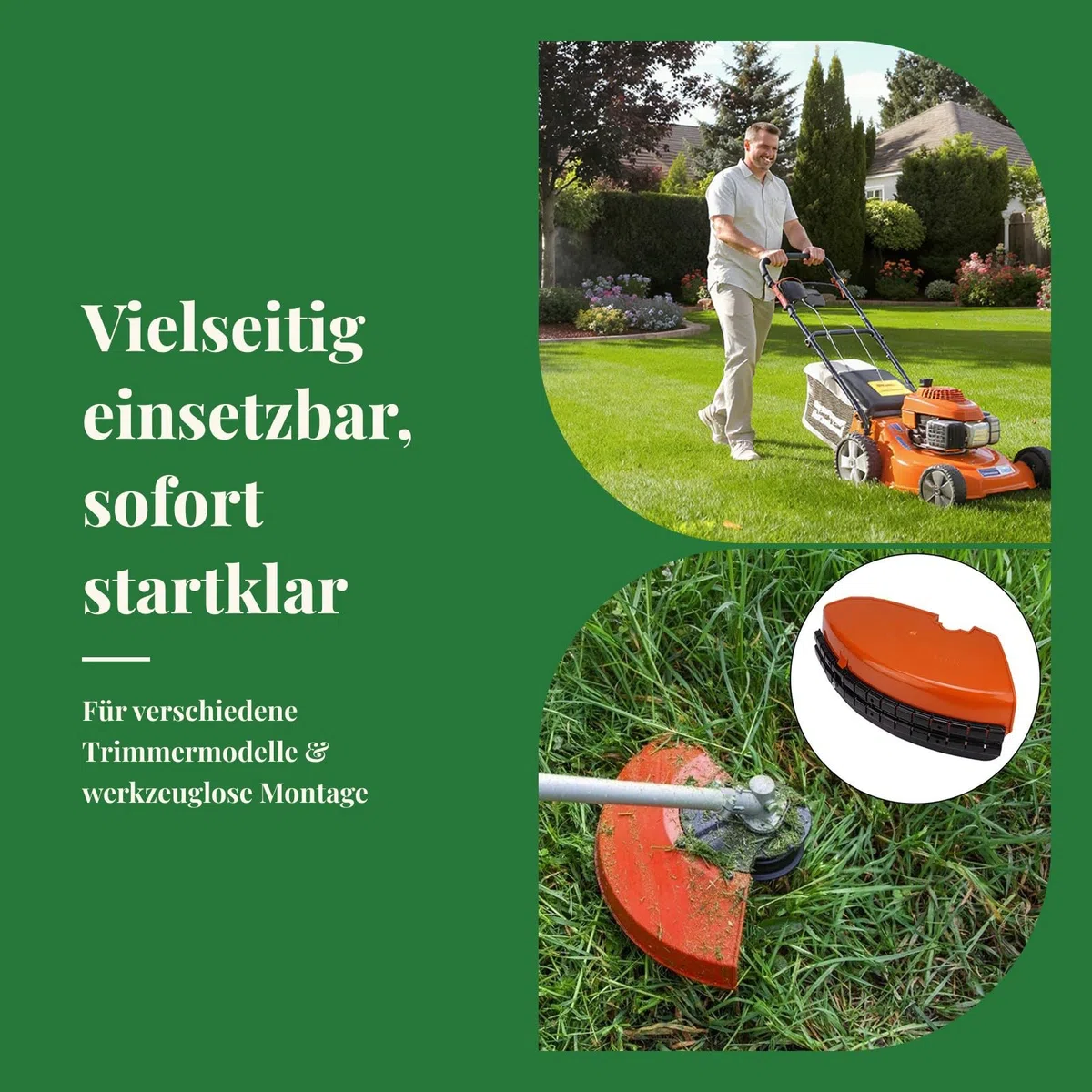 Schneidschutz Messerschutz für FS250, FS260, FS280, FS290, FS310, FS350, FS450, FS460, Freischneider Rasenmäher