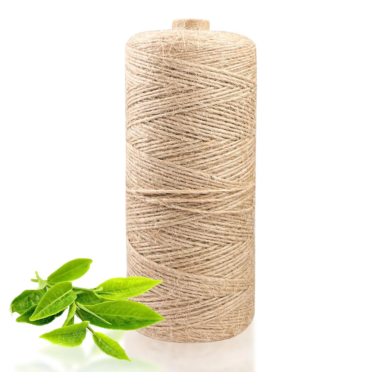 Magrimaxio Jute Kordel, Schnur, juteschnur, kordelband, reißfest hanfseil, naturfaser paketschnur, gartenschnur, bastelschnur, (1mm/400 M), Für Verpackung, DIY Kunst-Handwerk, Floristik, Dekoration