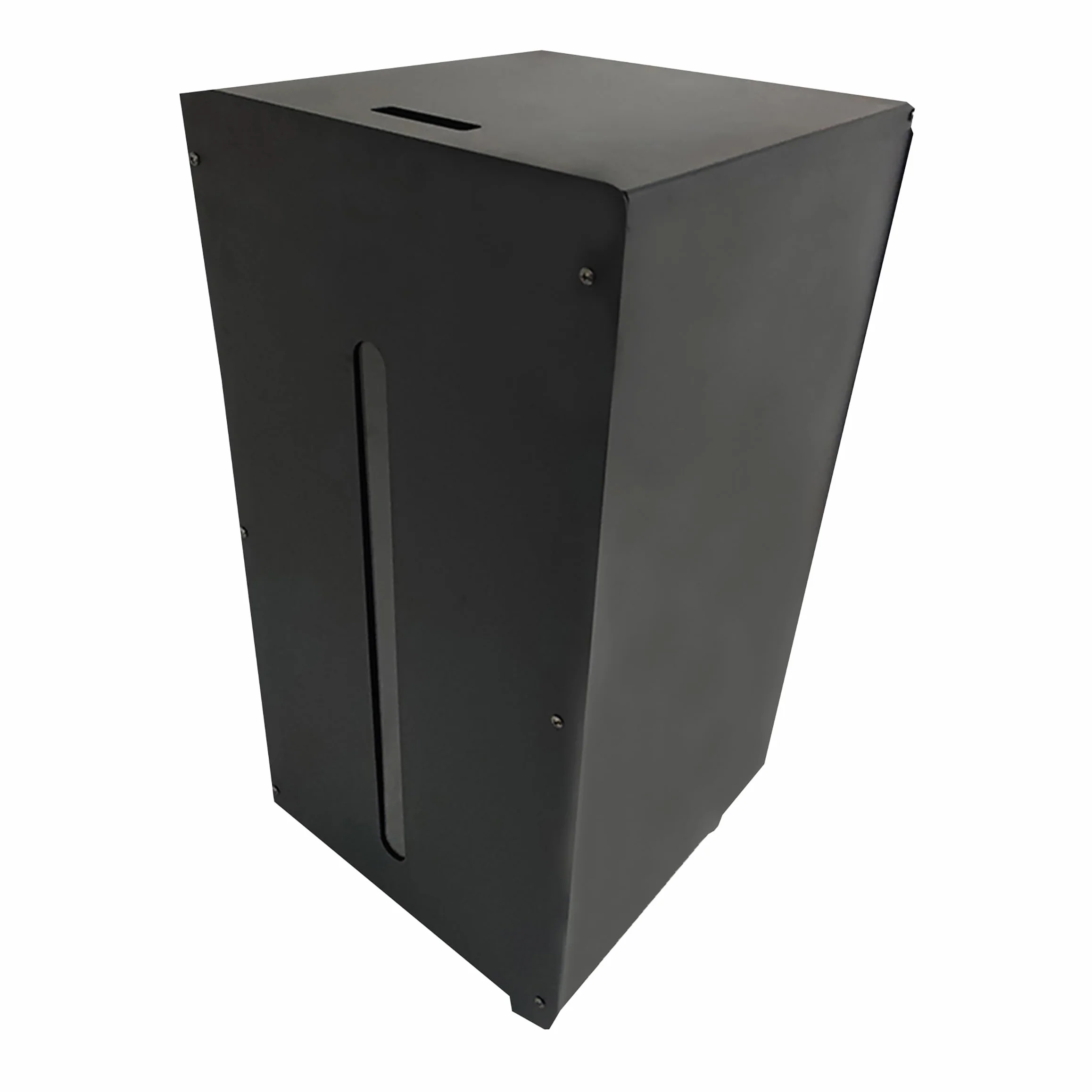 FIREFIX 832 Pelletbox mit Rollen und Tankdeckel, schwarz beschichtet