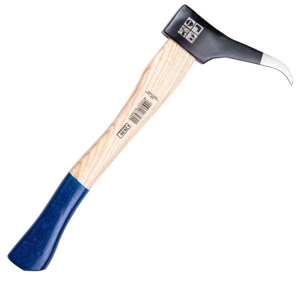 Germania Sappie Set 2 Stück - 40 und 80 cm Stiel aus Eschenholz - 550g Kopfgewicht - Forstwerkzeug Fällheber Holzheber Wendehaken